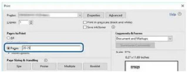 EPSON WorkForce Pro WF-C8690D3TWFC - Printing only the pages you need - 1