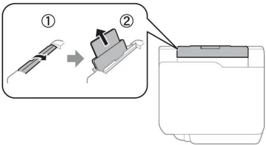 EPSON WorkForce Pro WF-C8690D3TWFC - Loading Paper in the Rear Paper Feed - 1