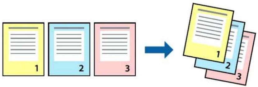 EPSON WorkForce Pro WF-C8690D3TWFC - Printing and Stacking in Page Order (Reverse Order Printing) - 1