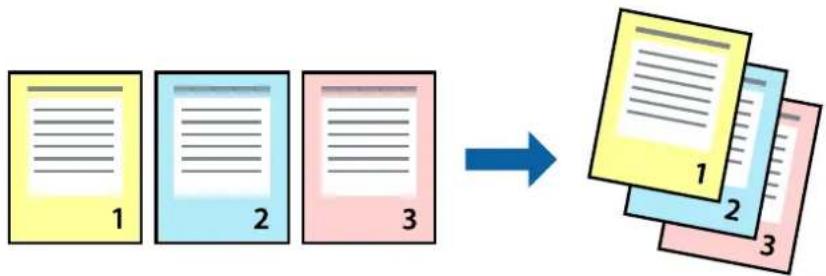 EPSON WorkForce Pro WF-C8690D3TWFC - Printing and Stacking in Page Order (Reverse Order Printing) - 1