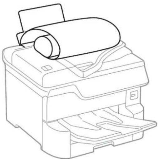 EPSON WorkForce Pro WF-C8690D3TWFC - Loading long papers and Precautions - 1
