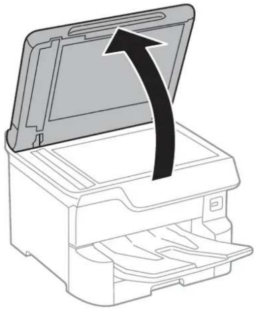 EPSON WorkForce Pro WF-C8690D3TWFC - Open the document cover. - 1