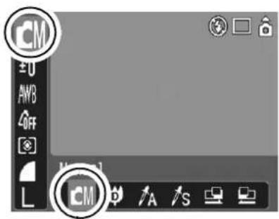 CANON IXUS 900 Ti - FUNC. Menu ▶ CM \* (Manual). - 1