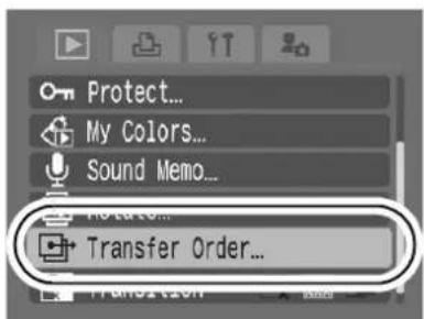 CANON IXUS 900 Ti - (Play) Menu ▶. - 1