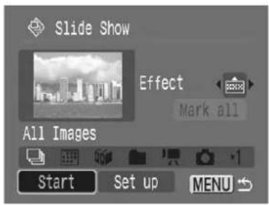 CANON IXUS 900 Ti - Select [Start] and press - 2