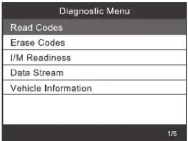 ANCEL BM500 - Read Codes - 1