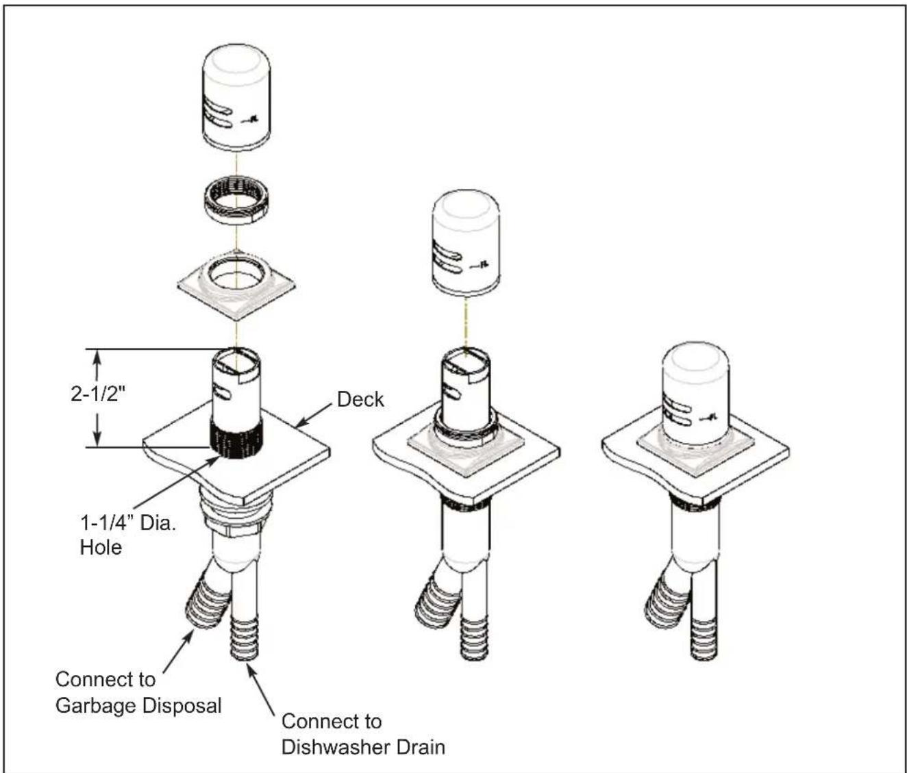 Newport Brass 3180-5711 - INSTALLATION INSTRUCTIONS AIR GAP KIT - 2