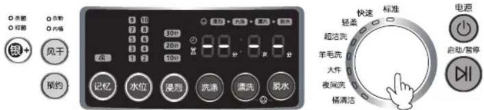 SAMSUNG XQB80-C89A - 四、选择洗涤程序 - 1