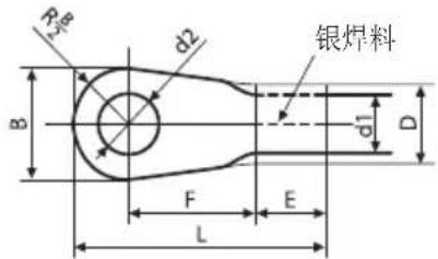 R₈ d2 银焊料 B F E L D d1