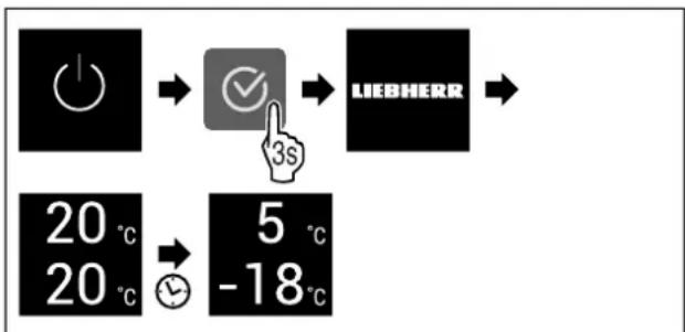 LIEBHERR CNdgc 5213 Pure - Ενεργοποίηση συσκευής - 1