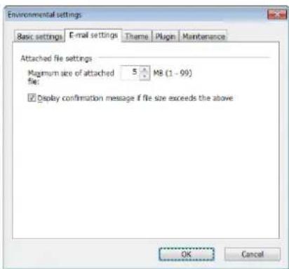 CANON DR-C130 - [E-mail settings] [E-posta ayarları] Sekmesi - 1