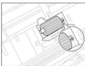 CANON DR-C130 - Besleme Silindirinin Takılması - 1