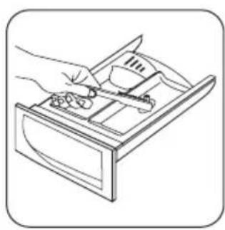 ZANUSSI ZWG 7100 P - Deterjan çekmecesinin temizlenmesi - 3