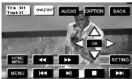 Title: 301 Track 93 On02'20" AUDIO CAPTION BACK HOME MENU OK SETIND MENU