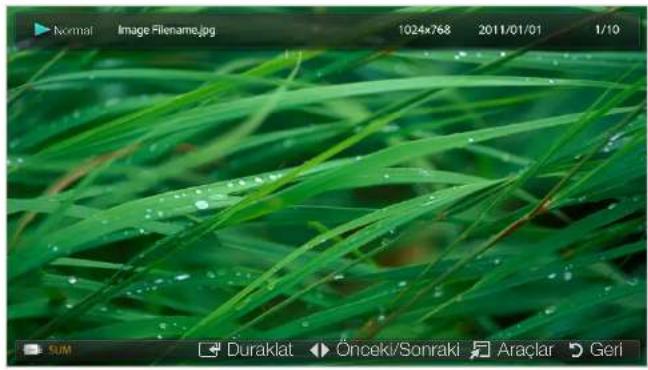 SAMSUNG 32D4003 - Fotoğraf (ya da Slayt Gösterisi) İzleme - 1