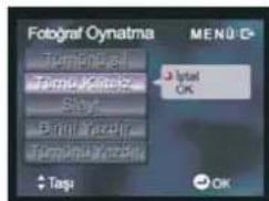 Fotograf Oynatma Ternapal Temp Kinez Play Print Knez Etopaiz Taşu MENU Intel OK OK