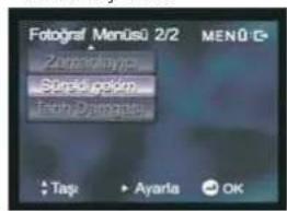 Fotograf Menüsü 2/2 Zaradannya... Sural.pokim... Tech.Dongaps Taş Ayarta OK
