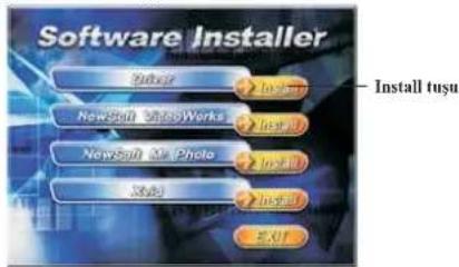 Software Installer Subcar Install tuşu NewBull PhotoWorks Install NewSun & Photo Install Xuba Install 5.01
