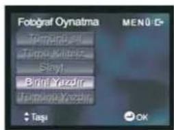 Fotograf Oynatma Tempura Tempura Meters Sinyi Brini Yazdira Jebbiyaziraj Yazdira Taşu MENU OK