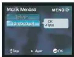 Mozik Menusü Telkuri Telkursi gel OK Optel Teqi Ayar OK