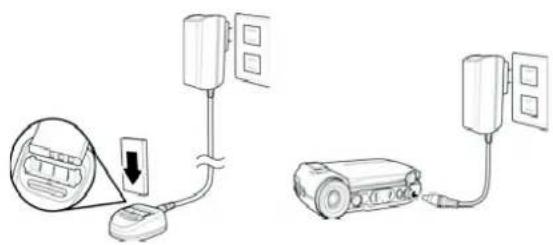 GoldMaster DVC-525 - Bataryayı Şarj Etme/Güç Adaptörü Kullanımı - 1