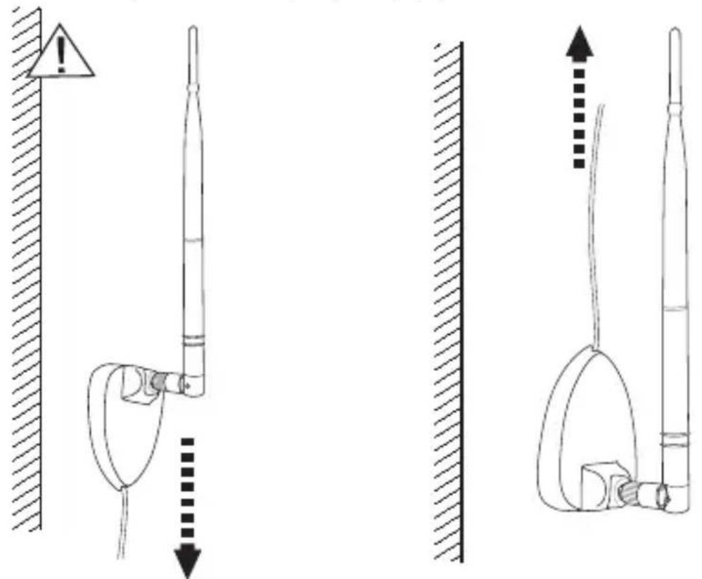 AirTies ANT-107-OB - Duvar Montajı (Miknatislı Anten Altlığı) - 1