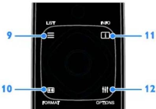 LIST INFO 9 11 10 FORMAT OPTIONS 12
