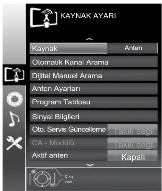 Arçelik A22-LEG-2B - Analog kanalların otomatik olarak ayarlanması - 1