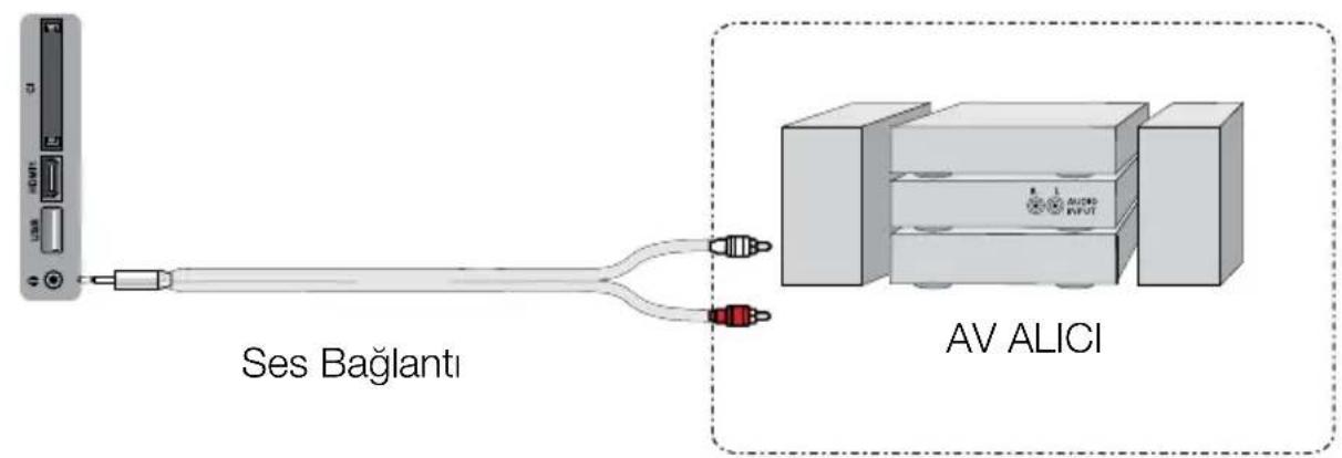 Arçelik A22-LEG-2B - Audio Out AV alicısı bağlantısı - 1