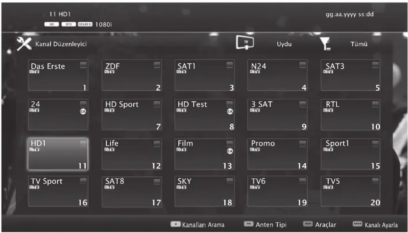 11 HD1 gg.aa.yyyy ss:dd HD DTV COLBYD 1080i Kanal Düzenleyici TV Uydu Tümü Das Erste ZDF SAT1 N24 SAT3 Dak7 Dak7 Dak7 Dak7 1 2 3 4 5 24 HD Sport HD Test 3 SAT RTL Dak7 7 8 9 10 HD1 Life Film Promo Sport1 Dak7 11 12 13 14 15 TV Sport SAT8 SKY TV6 TV5 Dak7 16 17 18 19 20 • Kanallari Arama Anten Tipi Araçlar Kanali Ayarla