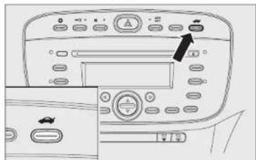 FIAT Punto Evo (2011) - ÖN PANELDEKİ KUMANDA TUŞU İLE AÇILMASI (öngörülen pazarlarda/versiyonlarda) - 1