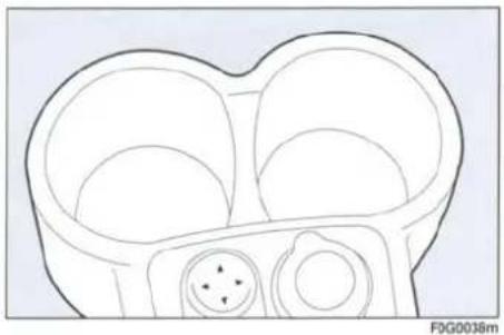 FIAT Panda (2005) - BARDAK TAŞIYICISI (bazı tiplerde) - 1
