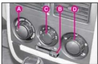 A C B D