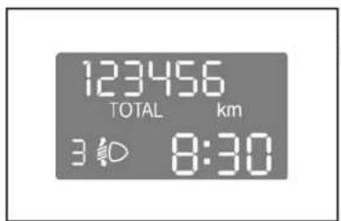 123456 TOTAL km 3:00 8:30