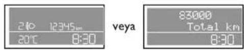 210 12345km 20℃ 8:30 veya 83000 Total km 8:30