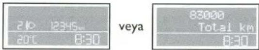 210 12345 20℃ 8:30 veya 83000 Total km 8:30