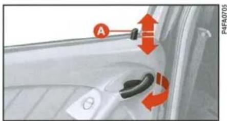 FIAT Marea (2003) - Arka kapıların içeriden açılması/kapatılması - 2