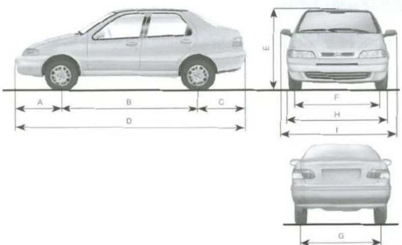 FIAT Albea (2005) - BOYUTLAR - 1