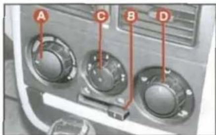 A C B D