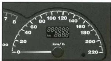 7 8 60 88888 40 100 120 140 160 180 200 220 km/h 0