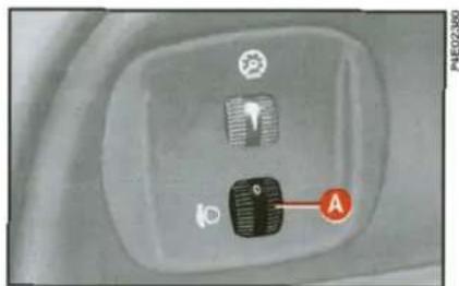 FIAT Palio (2003) - Ön panel üzerindeki elektrikli ayar düğmesi (şekil 77-A) - 1