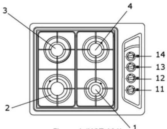 3 2 4 1 14 13 12 11 Figure 4 (HCT-13)