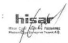 Hisar Neptun - GARANTI BELGESI - 1