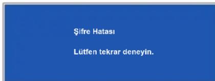 HITACHI CP-DX250 - Şifreyi unutursanız - 1