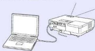 EPSON EMP-1715 - USB kablosu kullanarak bağlanın (USB görüntü) - 1