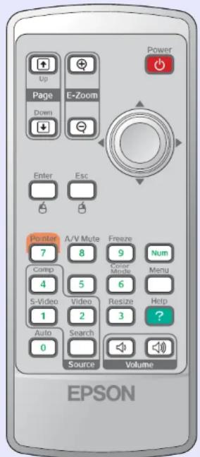 EPSON EMP-S3 - Uzaktan Kumanda - 1