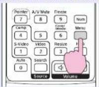 EPSON EMP-S3 - Yapılandırma menüsünden "Reset" (Sifırla) seçeneğini seçin ve ardından "Lamp-Hours reset" (Lamba Saatini Sifirla) seçeneğini seçin. - 1