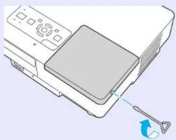 EPSON EMP-1705 - Lamba kapağını takın. - 1