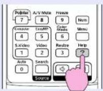 EPSON EMP-1700 - [Help] düğmesine basın. - 1