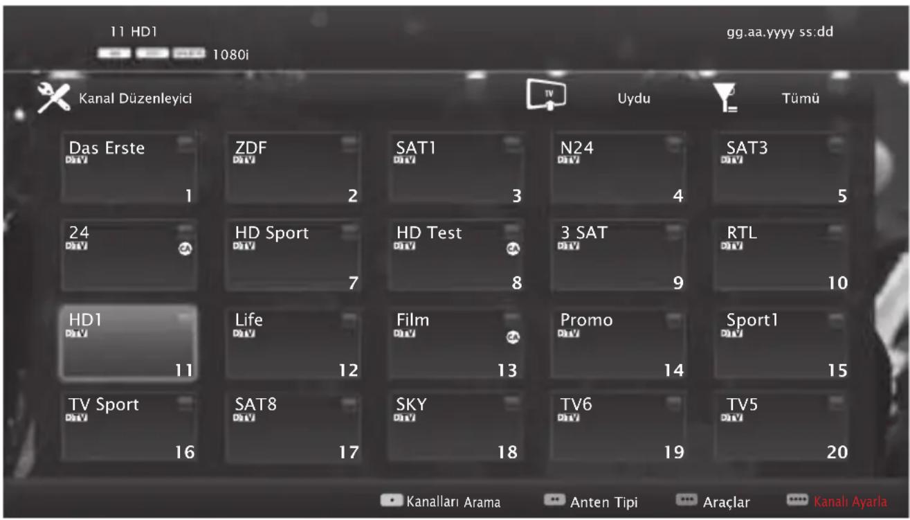 11 HD1 1080i gg.aa.yyyy ss:dd Kanal Düzenleyici TV Uydu Tümü Das Erste ZDF SAT1 N24 SAT3 1 2 3 4 5 24 HD Sport HD Test 3 SAT RTL 7 8 9 10 HD1 Life Film Promo Sport1 11 12 13 14 15 TV Sport SAT8 SKY TV6 TV5 16 17 18 19 20 • Kanallari Arama • Anten Tipi ••• Araçlar ••• Kanali Ayarla